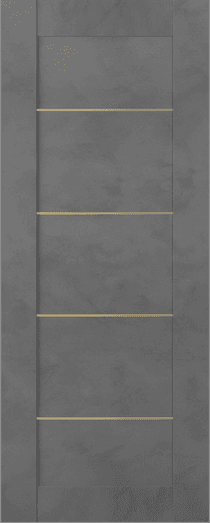 AVON 07 4H GOLD DARK URBAN SLAB BELLDINNI MODERN INTERIOR DOOR - 1