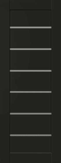 ALBA BLACK MATTE INVISIBLE METAL FRAME BELLDINNI MODERN INTERIOR DOOR - 2