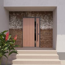 Single pivot metal-aluminum modern exterior door Axis 1133 - 4