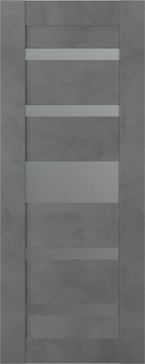 AVON 07-05 VETRO DARK URBAN SLAB BELLDINNI MODERN INTERIOR DOOR - 1