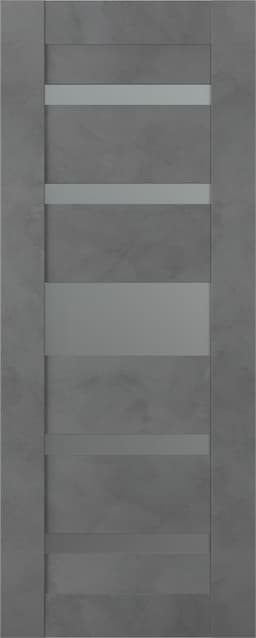 AVON 07-05 VETRO DARK URBAN SLAB BELLDINNI MODERN INTERIOR DOOR - 1