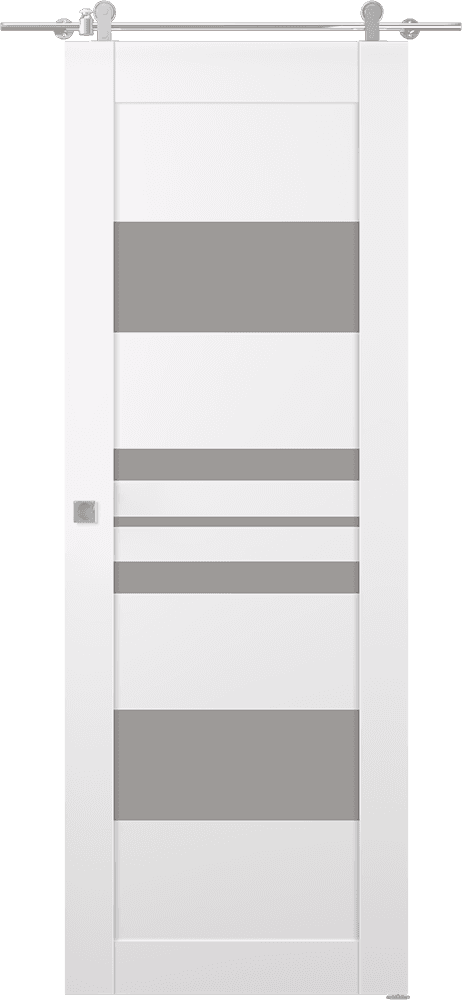 ROMI VETRO SNOW WHITE BARN BELLDINNI MODERN INTERIOR DOOR - 1