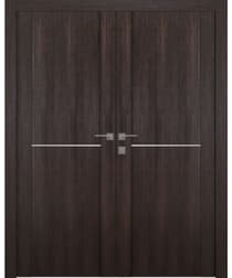 AVON 01 1H VERALINGA OAK DOUBLE BELLDINNI MODERN INTERIOR DOOR - 1