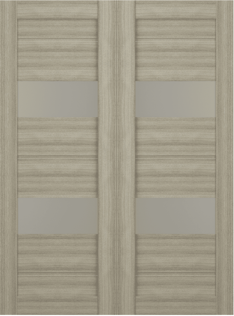 VITA VETRO SHAMBOR DOUBLE BARN BELLDINNI MODERN INTERIOR DOOR - 2