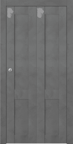 AVON 07 R DARK URBAN DOUBLE BI-FOLD BELLDINNI MODERN INTERIOR DOOR - 1