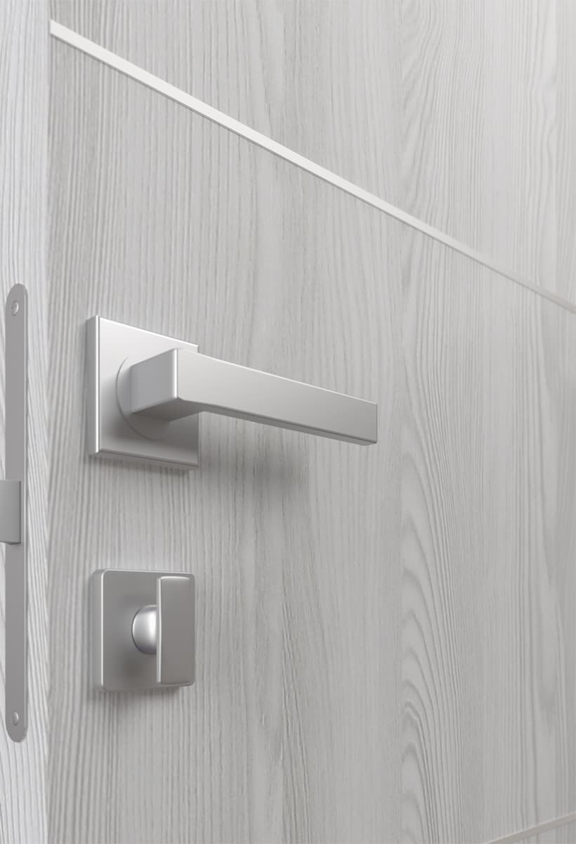 OPTIMA 2H RIBEIRA ASH DOUBLE INVISIBLE METAL FRAME BELLDINNI MODERN INTERIOR DOOR - 3