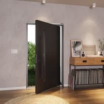 Single pivot metal-aluminum modern exterior door Axis 1163 - 7