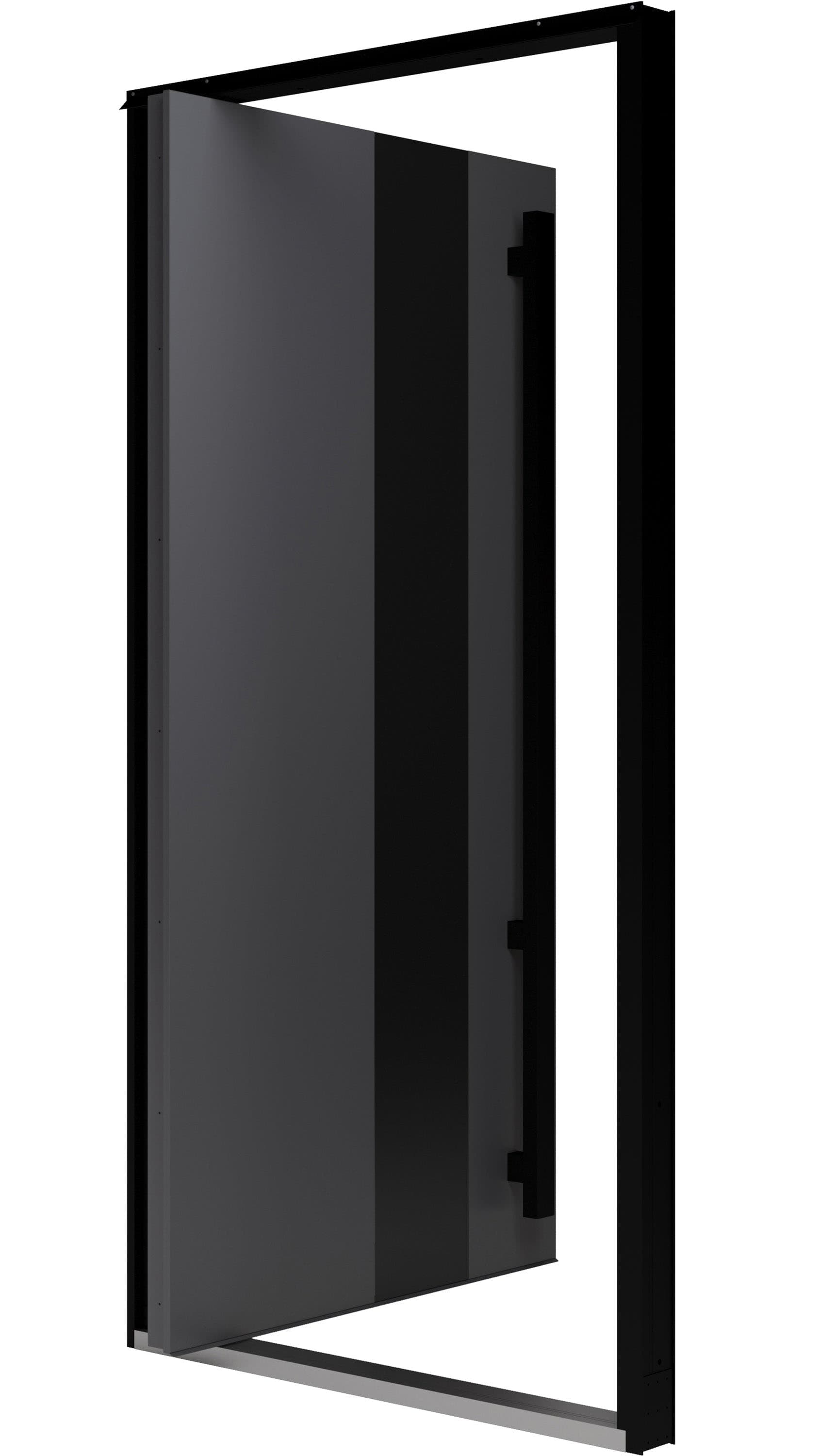 Single pivot metal-aluminum modern exterior door Axis 1711 - 7