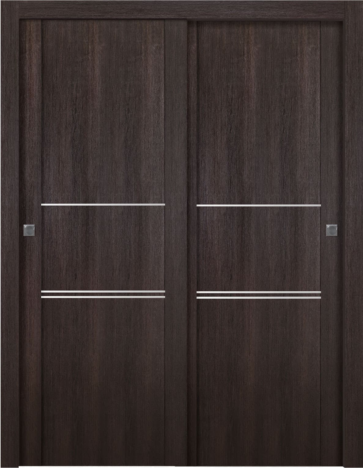 AVON 01 3H VERALINGA OAK BYPASS DOORS BELLDINNI MODERN INTERIOR DOOR - 1
