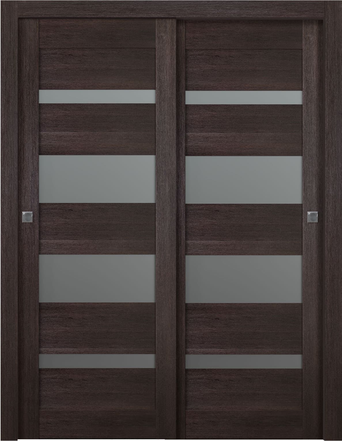 AVON 07-01 VETRO VERALINGA OAK BYPASS BELLDINNI MODERN INTERIOR DOOR - 1