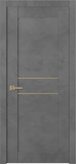 AVON 07 2HN GOLD DARK URBAN SWING BELLDINNI MODERN INTERIOR DOOR - 1