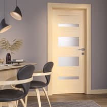 AVON 07-01 VETRO LOIRE ASH DOUBLE POCKET DOORS BELLDINNI MODERN INTERIOR DOOR - 2