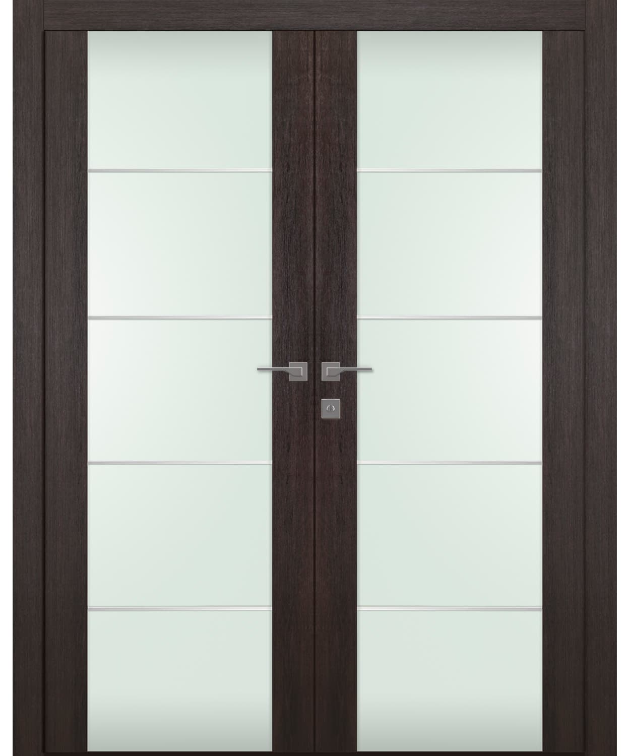 AVON 202 4H VETRO VERALINGA OAK DOUBLE BELLDINNI MODERN INTERIOR DOOR - 1