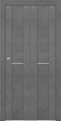 AVON 01 1H DARK URBAN BI-FOLD BELLDINNI MODERN INTERIOR DOOR - 1