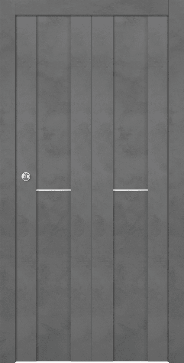 AVON 01 1H DARK URBAN BI-FOLD BELLDINNI MODERN INTERIOR DOOR - 1