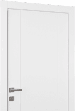 PALLADIO 2U BLACK BIANCO NOBLE SWING DOORS BELLDINNI MODERN INTERIOR DOOR - 3