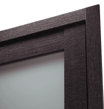 AVANTI 207 VETRO BLACK APRICOT CLOSET BELLDINNI MODERN INTERIOR DOOR - 4