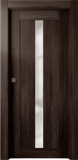 AVON 101 VETRO VERALINGA OAK POCKET BELLDINNI MODERN INTERIOR DOOR - 1