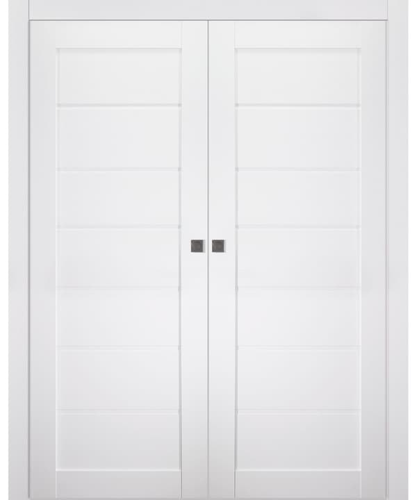 ALDA BIANCO NOBLE DOUBLE POCKET BELLDINNI MODERN INTERIOR DOOR