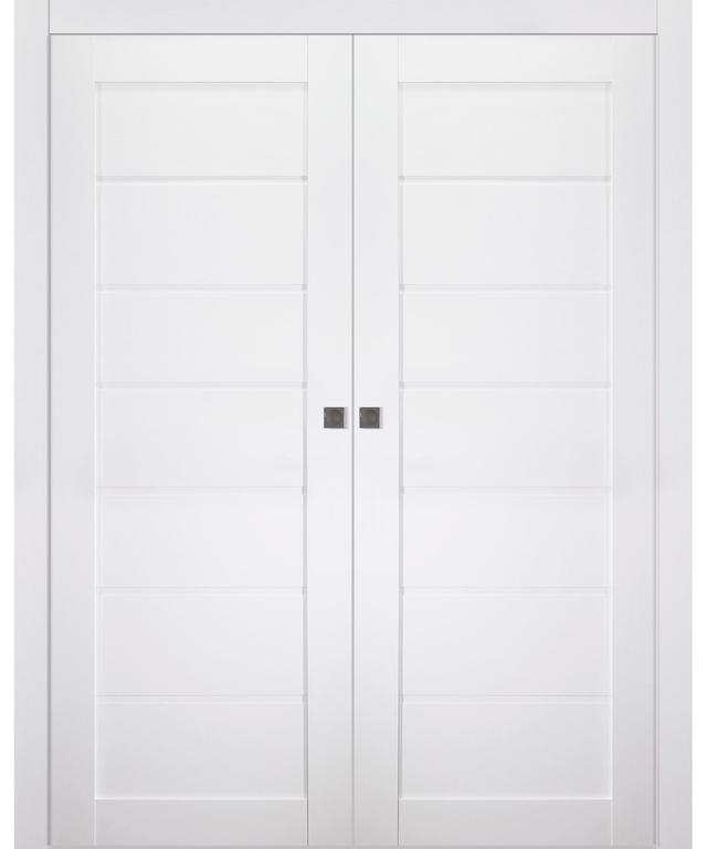 ALDA BIANCO NOBLE DOUBLE POCKET BELLDINNI MODERN INTERIOR DOOR