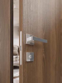 OPTIMA 4H PECAN NUTWOOD DOUBLE POCKET DOORS BELLDINNI MODERN INTERIOR DOOR - 3