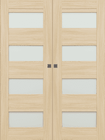 AVON 07-08 VETRO LOIRE ASH DOUBLE MAGIC DOORS BELLDINNI MODERN INTERIOR DOOR - 1