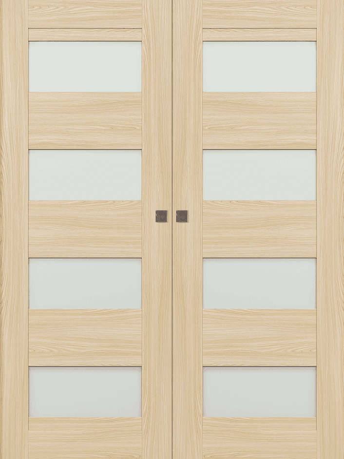 AVON 07-08 VETRO LOIRE ASH DOUBLE MAGIC DOORS BELLDINNI MODERN INTERIOR DOOR - 1