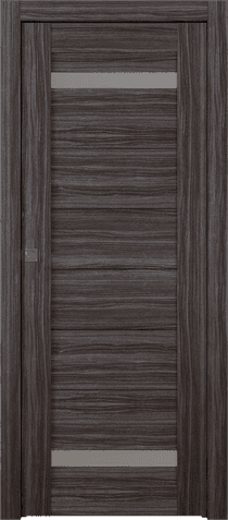 PERLA VETRO GRAY OAK SWING BELLDINNI MODERN INTERIOR DOOR - 1