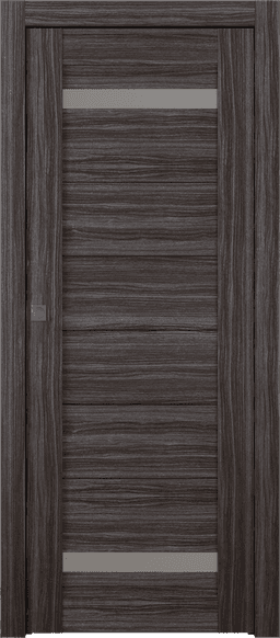 PERLA VETRO GRAY OAK SWING BELLDINNI MODERN INTERIOR DOOR - 1