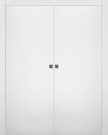 SMART PRO FLAT POLAR WHITE DOUBLE POCKET BELLDINNI MODERN INTERIOR DOOR - 1