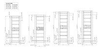 EDNA VETRO SNOW WHITE DOUBLE MAGIC BELLDINNI MODERN INTERIOR DOOR - 4