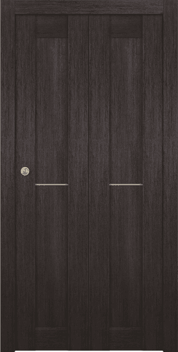 AVON 07 1H GOLD VERALINGA OAK BI-FOLD BELLDINNI MODERN INTERIOR DOOR - 1