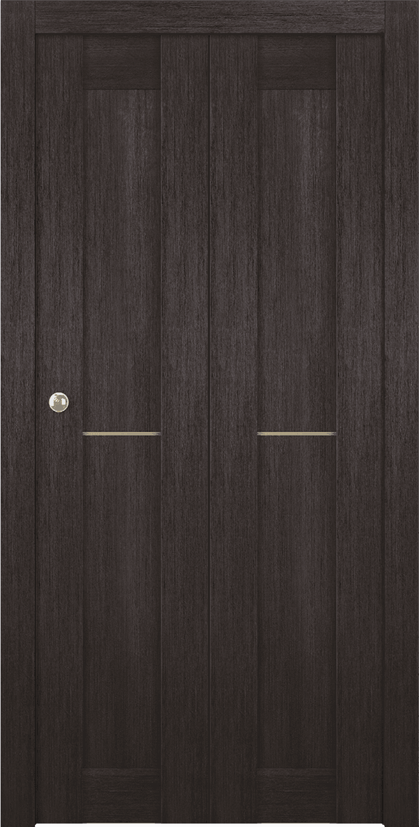 AVON 07 1H GOLD VERALINGA OAK BI-FOLD BELLDINNI MODERN INTERIOR DOOR - 1