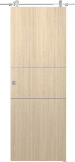 OPTIMA 2H LOIRE ASH BARN DOORS BELLDINNI MODERN INTERIOR DOOR - 1