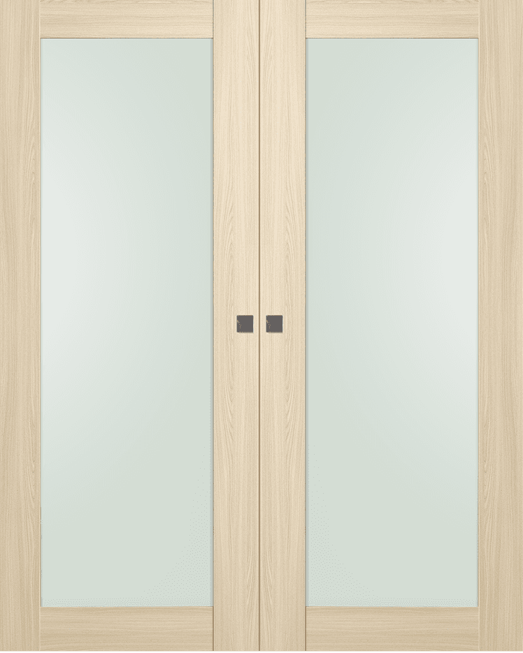 AVON 207 VETRO LOIRE ASH DOUBLE MAGIC DOORS BELLDINNI MODERN INTERIOR DOOR - 1