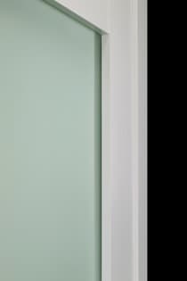 SMART PRO H3G 4H VETRO POLAR WHITE INVISIBLE METAL FRAME BELLDINNI MODERN INTERIOR DOOR - 9