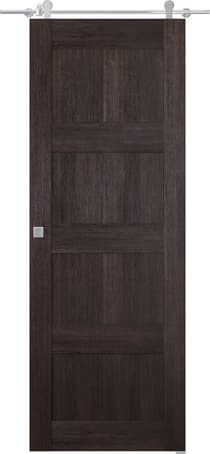AVON 07 3R VERALINGA OAK DOUBLE BARN BELLDINNI MODERN INTERIOR DOOR - 1
