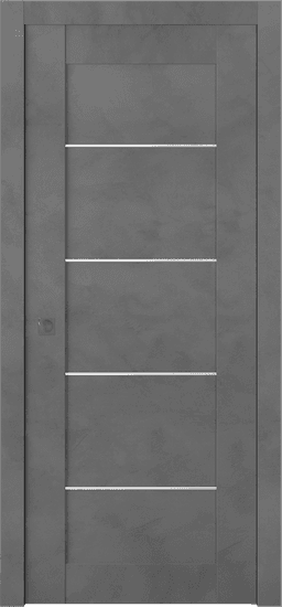 AVON 07 4H DARK URBAN POCKET BELLDINNI MODERN INTERIOR DOOR - 1