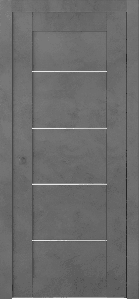 AVON 07 4H DARK URBAN POCKET BELLDINNI MODERN INTERIOR DOOR - 1