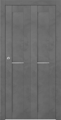 AVON 07 1H DARK URBAN BI-FOLD BELLDINNI MODERN INTERIOR DOOR - 1