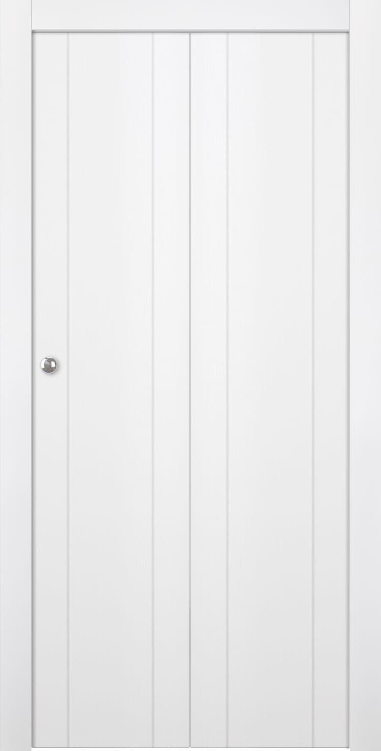 OPTIMA 2U SNOW WHITE BI-FOLD BELLDINNI MODERN INTERIOR DOOR - 1