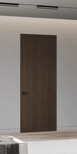 OPTIMA VERALINGA OAK DOUBLE INVISIBLE METAL FRAME BELLDINNI MODERN INTERIOR DOOR - 2