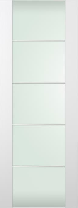 PALLADIO 202 4H VETRO BIANCO NOBLE SLAB BELLDINNI MODERN INTERIOR DOOR - 1