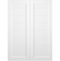 ERMI BIANCO NOBLE DOUBLE POCKET BELLDINNI MODERN INTERIOR DOOR - 2
