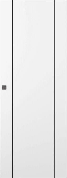 PALLADIO 2U BLACK BIANCO NOBLE DOUBLE MAGIC DOORS BELLDINNI MODERN INTERIOR DOOR - 1