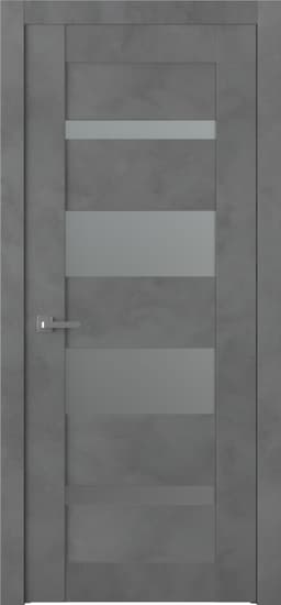 AVON 07-01 VETRO DARK URBAN SWING BELLDINNI MODERN INTERIOR DOOR - 1