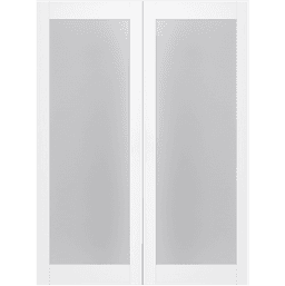 PALLADIO 207 VETRO BIANCO NOBLE DOUBLE BELLDINNI MODERN INTERIOR DOOR - 2