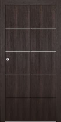 OPTIMA 4H VERALINGA OAK BI-FOLD BELLDINNI MODERN INTERIOR DOOR - 1