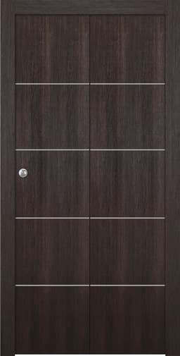 OPTIMA 4H VERALINGA OAK BI-FOLD BELLDINNI MODERN INTERIOR DOOR - 1