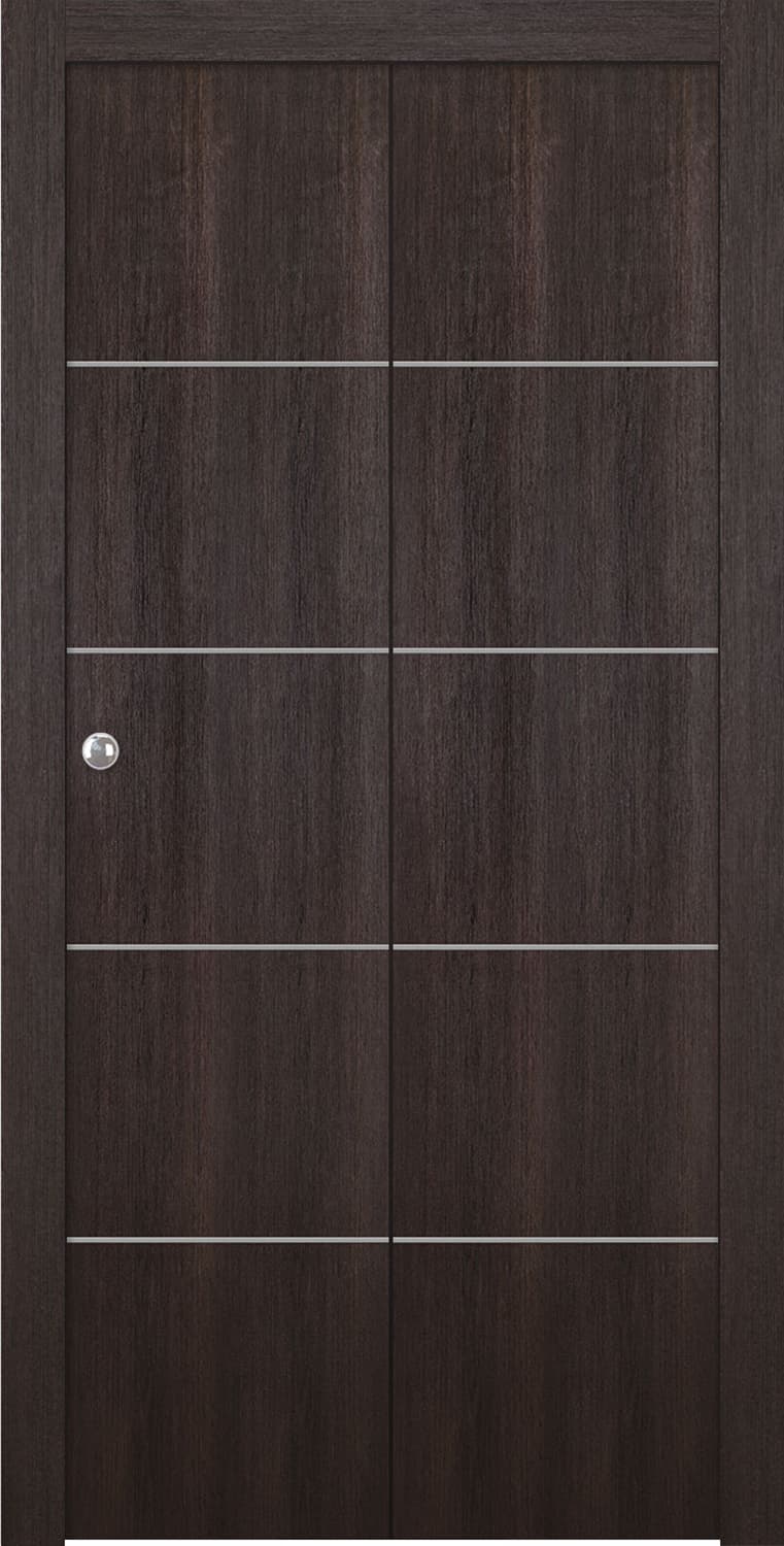 OPTIMA 4H VERALINGA OAK BI-FOLD BELLDINNI MODERN INTERIOR DOOR - 1